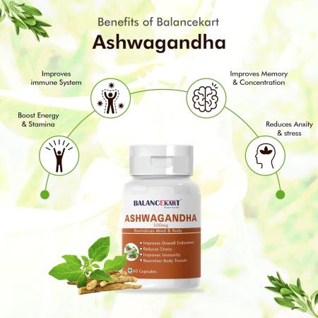 Balancekart Ashwagandha 500MG Capsule