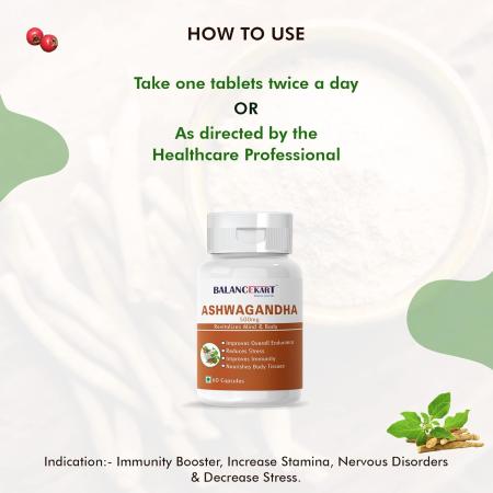 Balancekart Ashwagandha 500MG Capsule