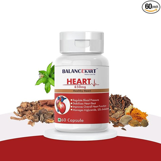 Heart Capsule Arjuna 650Mg Capsules | Promotes Heart Health