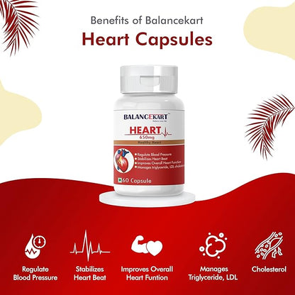 Heart Capsule Arjuna 650Mg Capsules | Promotes Heart Health