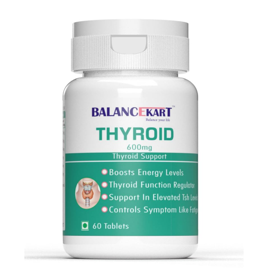 Balancekart Thyroid Support 600MG Tablets, Thyroid Support Ayurvedic Medicine, 60 Veg. Tablets